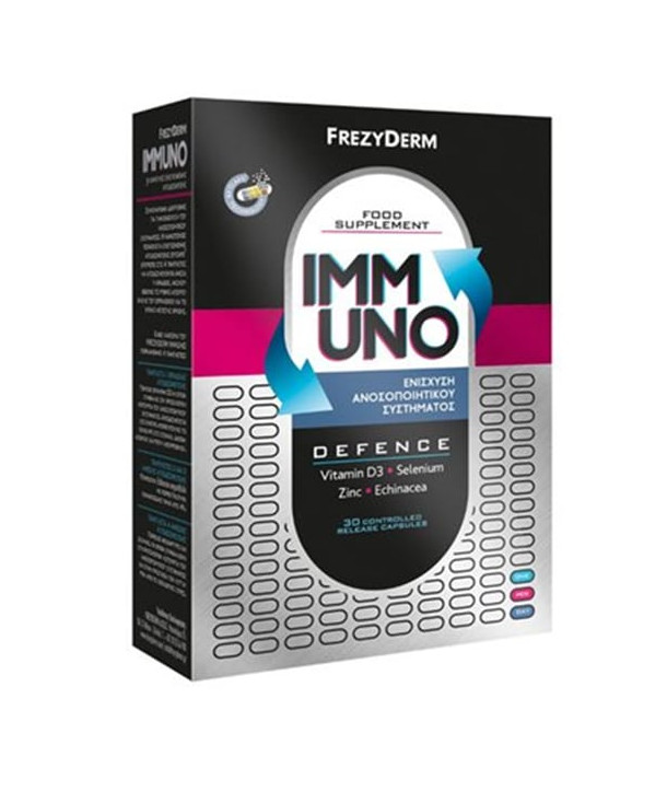 FREZYDERM IMMUNO VIT D3 SELENIUM ZINC ECHINACEA 30 CAPS
