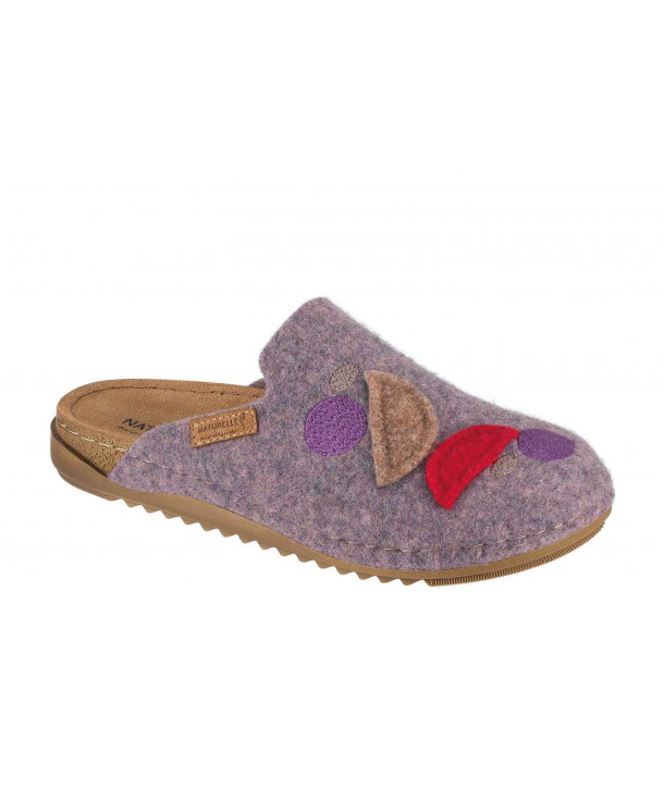 APOLLON NATURELLE 2136 PURPLE SLIPPERS