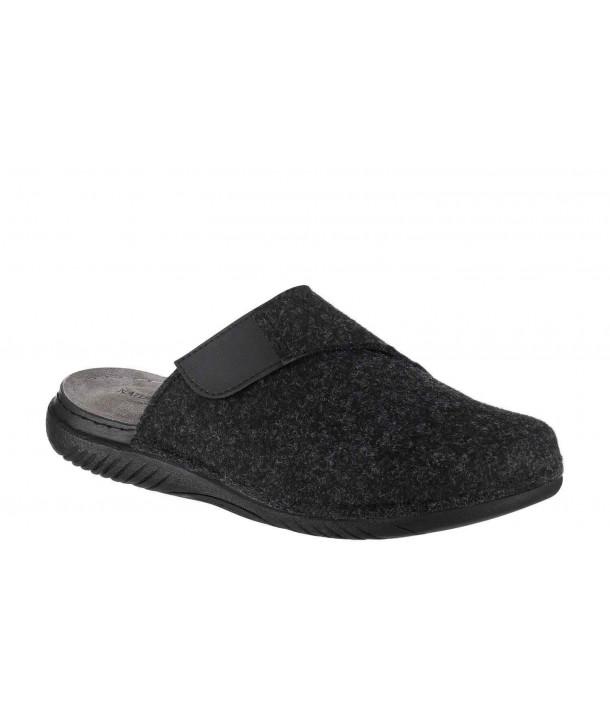 APOLLON NATURUOMO 1724 BLACK SLIPPERS