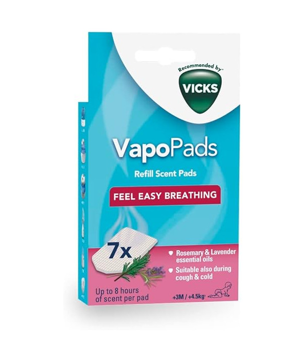 VICKS VBR7E COMFORTING VAPOPADS PEDIATRIC 7 PCS