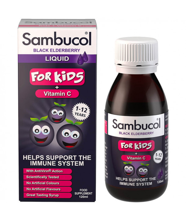 SAMBUCOL BLACK ELDERBERRY LIQUID 120ml