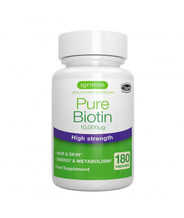 IGENNUS PURE BIOTIN 10.000 mcg 180 TABS