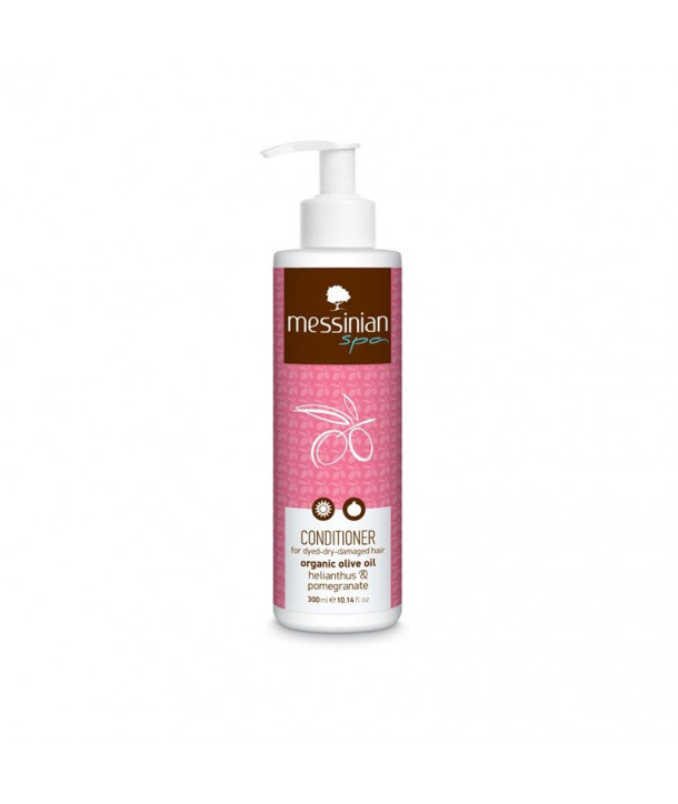 MESSINIAN SPA CONDITIONER DYED-DR-DAMAGESD HAIR HELIANTHUS & POMEGRANATE 300ml