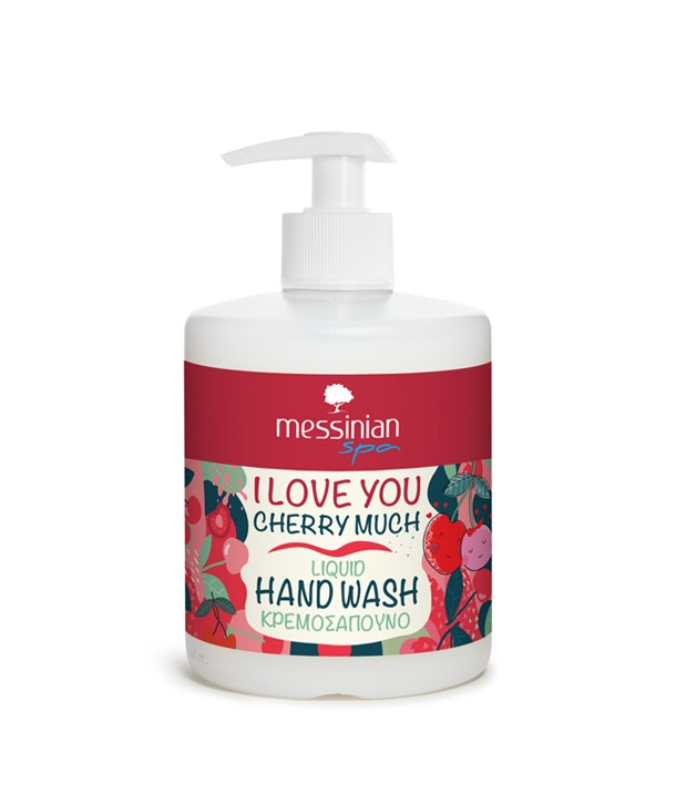 MESSINIAN SPA I LOVE YOU CHERRY LIQUID HAND WASH 400ml