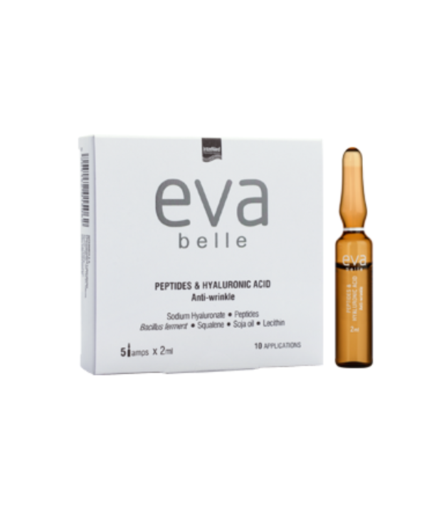 INTERMED EVA BELLE PEPTIDES & HYALURONIC ACID 5 AMPS x 2ml