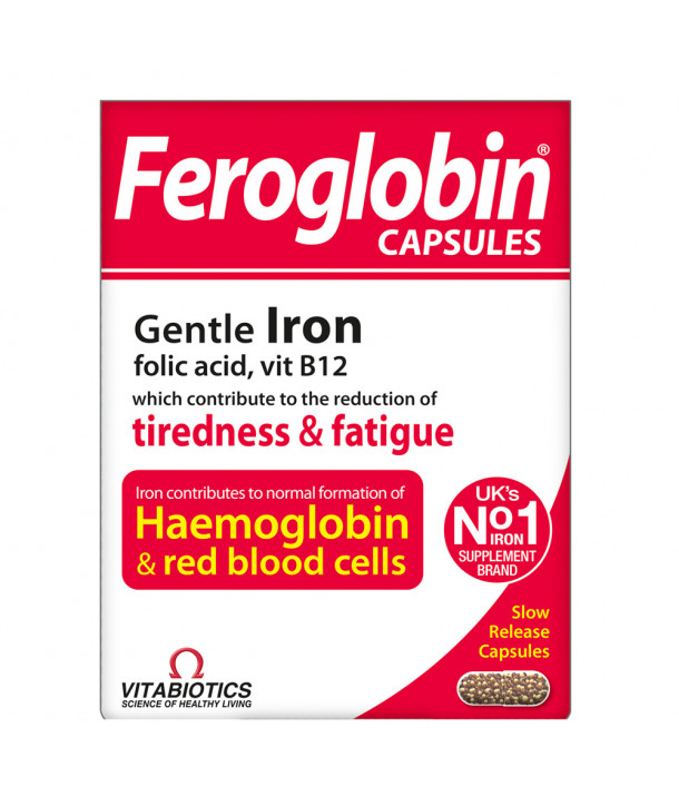 VITABIOTICS FEROGLOBIN SLOW RELEASE 30 CAPS