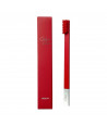 APRIORI SLIM CARMINE RED SILVER TOOTHBRUSH MEDIUM