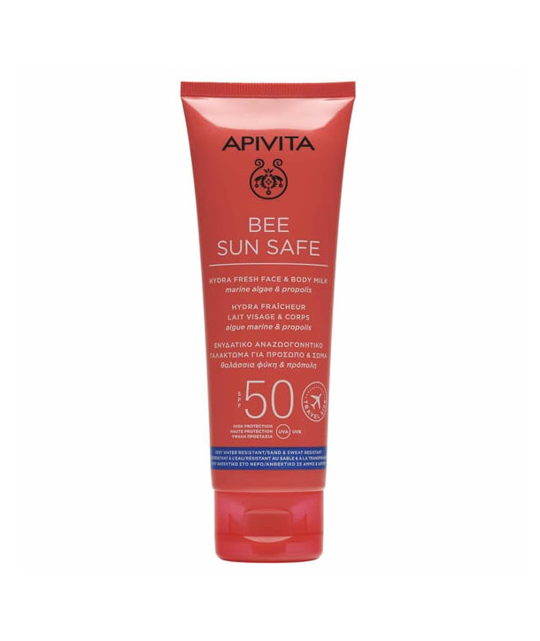 APIVITA BEE SUN SAFE HYDRA FRESH FACE & BODY MILK SPF50 100ml