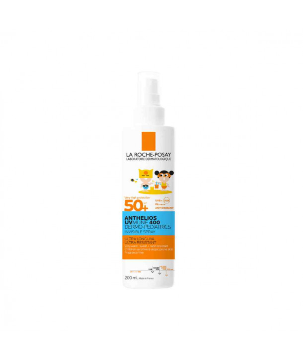 LA ROCHE POSAY UVMUNE 400 DERMOPEDIATRICS INVISIBLE SPRAY SPF50 200ml