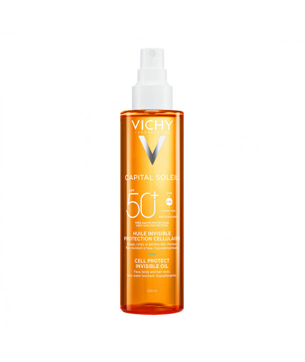 VICHY CAPITAL SOLEIL CELL PROTECT INVISIBLE OIL SPF50 200ml