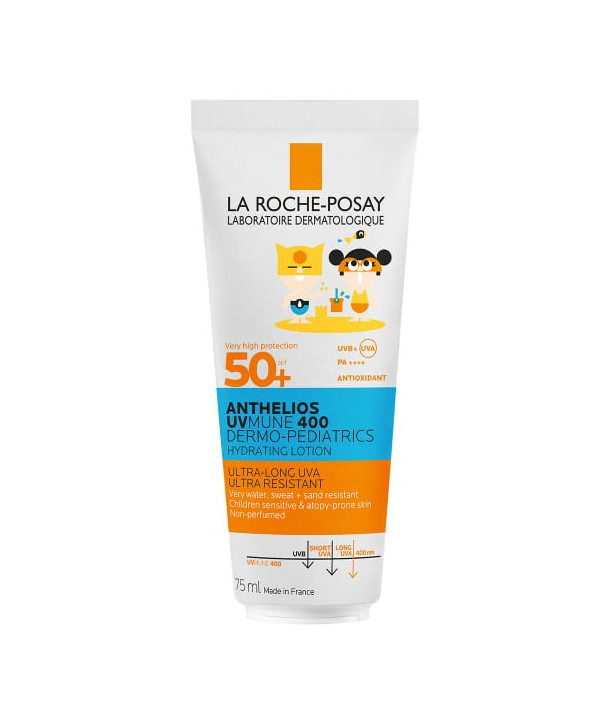 LA ROCHE POSAY ANTHELIOS UVMUNE 400 DERMOPEDIATRICS LAIT HYDRATANT 75ml