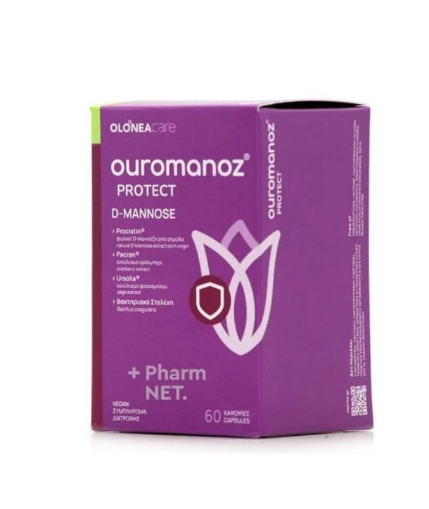 OLONEA OUROMANOZ PROTECT D-MANNOSE 60 CAPS
