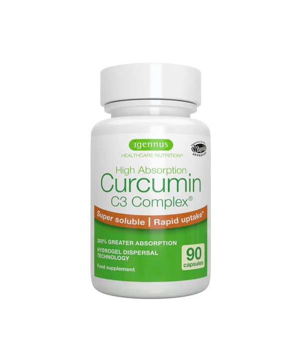 IGENNUS HIGH ABSORPTION CURCUMIN C3 COMPLEX 90 CAPS