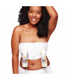 MEDELA HANDS FREE PUMPING BUSTIER ΜΠΟΥΣΤΑΚΙ ΑΝΤΛΗΣΗΣ ΛΕΥΚΟ