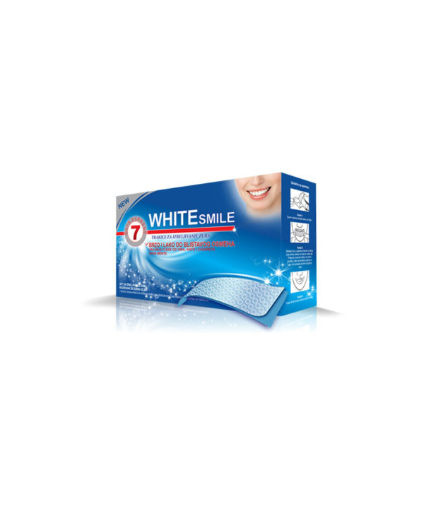 WHITE SMILE TEETH WHITENING STRIPS 7x2 PCS