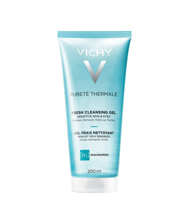 VICHY PURETE THERMALE FRESH CLEANSING GEL SENSITIVE SKIN & EYES 200ml