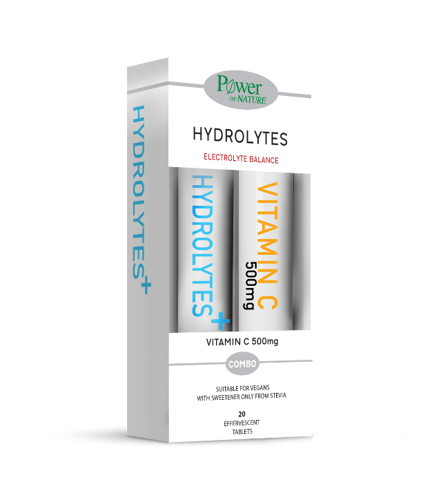 POWER HEALTH COMBO HYDROLYTES 20 EFFERV.TABS & VITAMIN C 1000mg 20 EFFERV.TABS