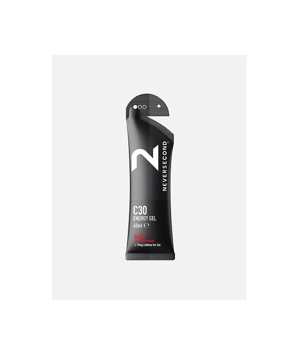 NEVERSECOND C30 Energy Gel with Caffeine Berry 12 x 60ml