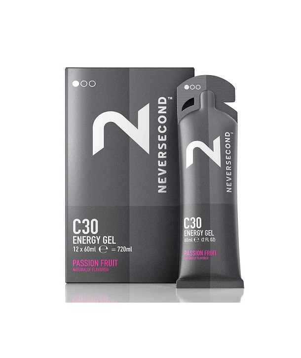 NEVERSECOND C30 Energy Gel Passion Fruit 12 x 60ml
