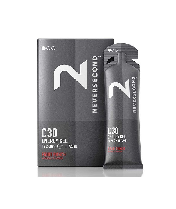 NEVERSECOND C30 Energy Gel Fruit Punch 12 x 60ml