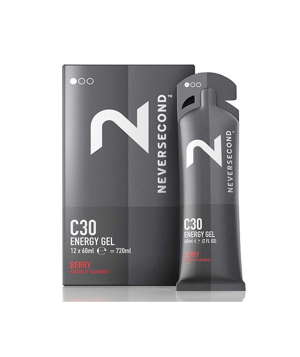 NEVERSECOND C30 Energy Gel Berry 12 x 60ml