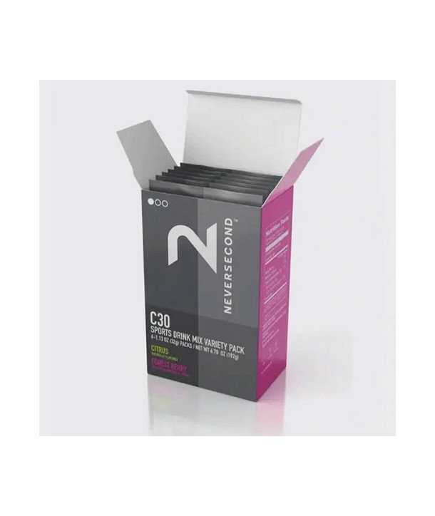 NEVERSECOND C30 Sports Drink Mix 6 Pack Citrus/Forest Berry 32g Sachet