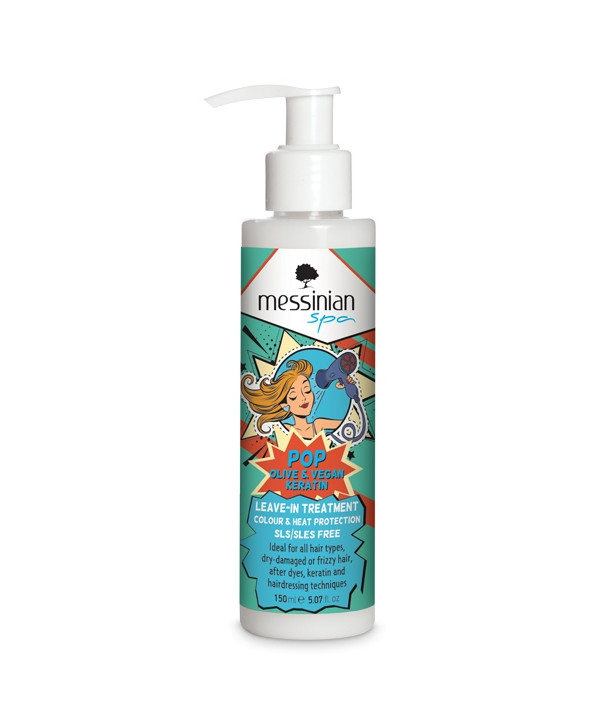 MESSINIAN SPA POP OLIVE & VEGAN TREATMENT COLOUR & HEAT PROTECTION 150ml