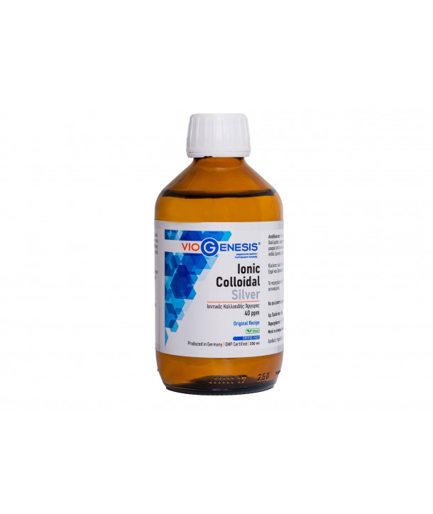 VIOGENESIS IONIC COLLOIDAL SILVER 40ppm 250ml