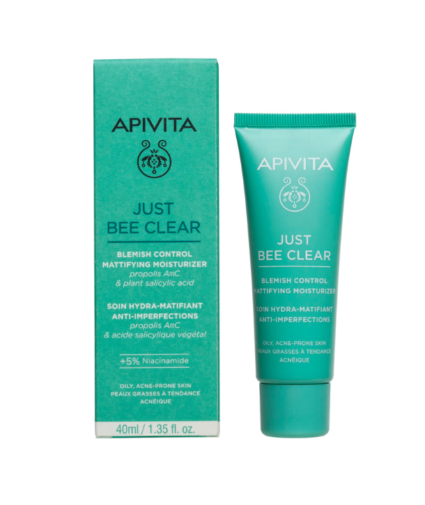 APIVITA JUST BEE CLEAR BLEMISH CONTROL MOISTURIZER 40ml
