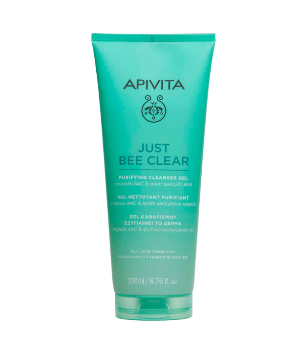 APIVITA JUST BEE CLEAR PURIFYING CLEANSING GEL 200ml