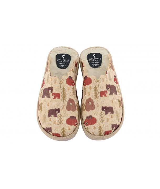 APOLLON NATURELLE BEAR SLIPPERS