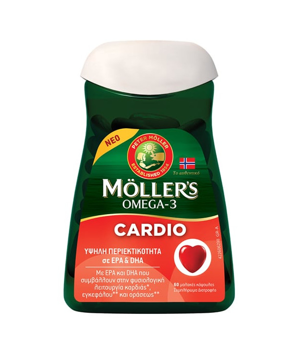 MOLLER'S OMEGA 3 CARDIO 60 CAPS