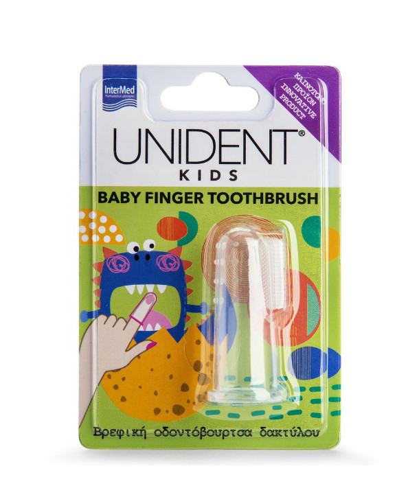 INTERMED UNIDENT KIDS BABY FINGER TOOTHBRUSH 1 ΤΜΧ