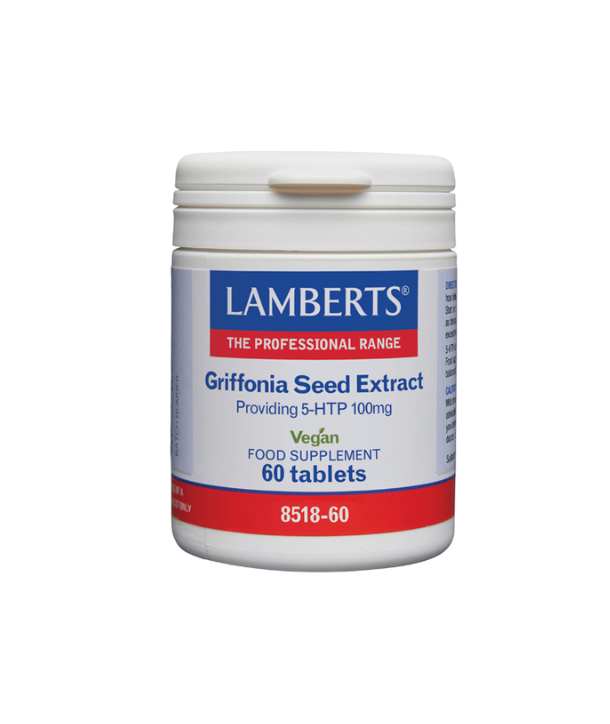 LAMBERTS GRIFFONIA SEED EXTRACT 5-HTP 100mg 60 TABS