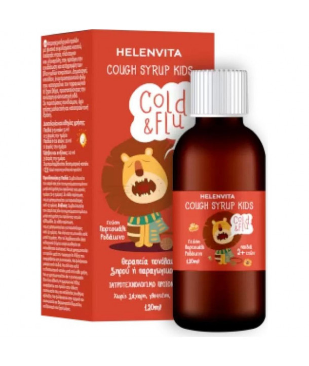 HELENVITA COUGH SYRUP KIDS COLD & FLU 120ml