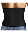 JOHN'S WRAP AROUND BLACK LINE BACK SUPPORT 1 PIECE
