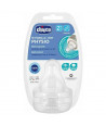 CHICCO ANTI COLIC TEATS MEDIUM FLOW 2m+ 2 PCS