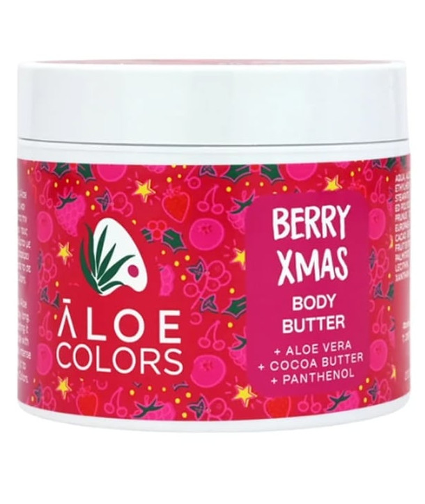 ALOE COLORS BERRY XMAS BODY BUTTER 200ml
