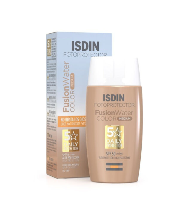 ISDIN FUSION WATER COLOR SPF50+ 50ml (ΑΝΤΗΛΙΑΚΟ ΜΕ ΧΡΩΜΑ)