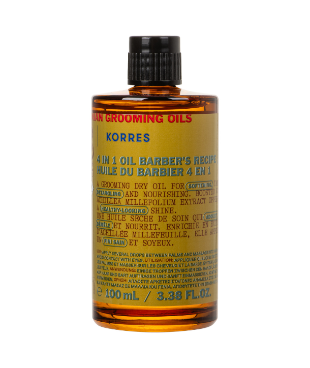 Korres Athenian Grooming Ξηρό Λάδι Περιποίησης για Γένια και Μαλλιά 4σε1 100ml