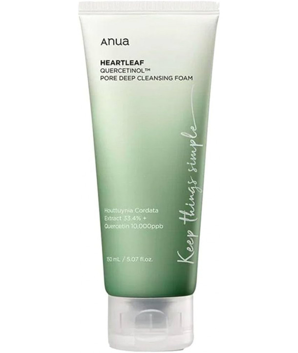 ANUA HEARTLEAF QUERCETINOL PORE DEEP CLEANSING FOAM 150ml