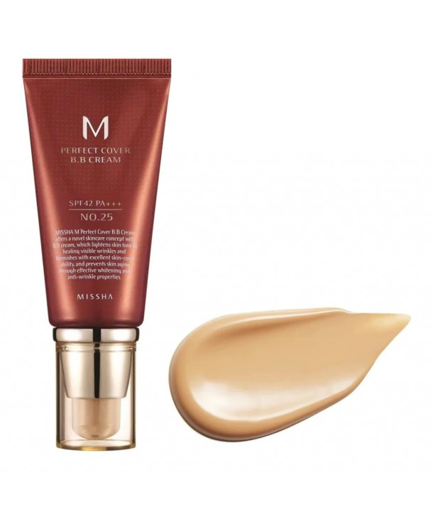 MISSHA M PERFECT COVER BB CREAM No 25 WARM BEIGE 50ml