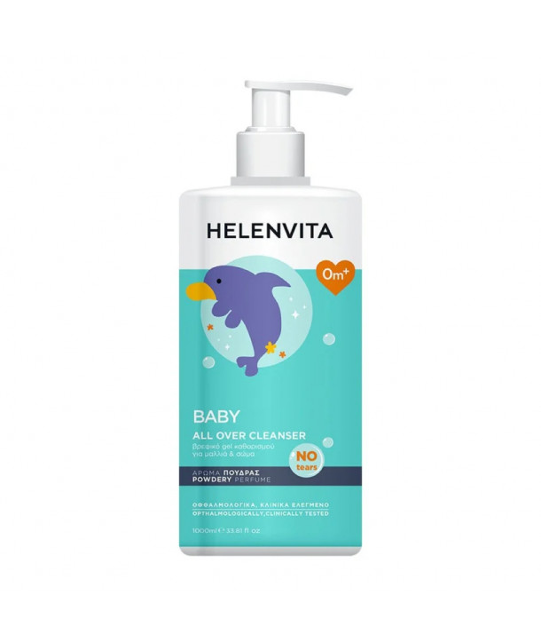 HELENVITA BABY ALL OVER CLEANSER TALC 1000ml
