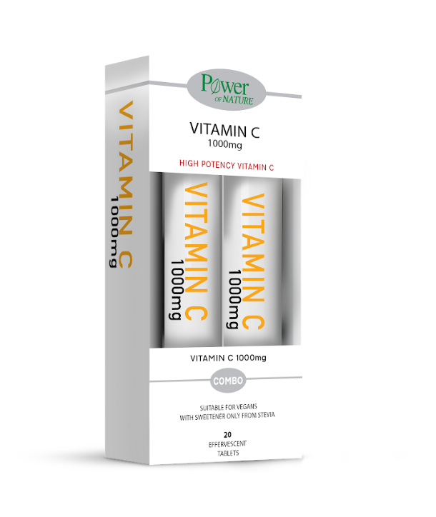 POWER HEALTH PROMO VITAMIN C 1000mg 20 EFFERV TABS 1+1 FREE