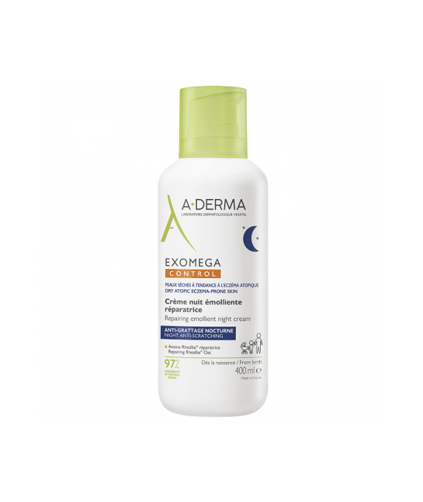 ADERMA EXOMEGA CONTROL REPAIRING EMOLLIENT NIGHT CREAM 400ml