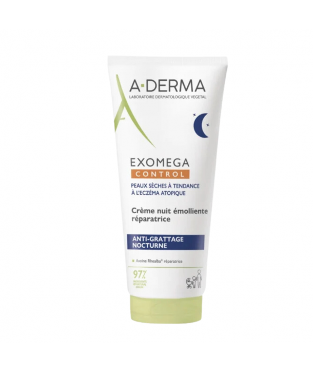 A-Derma Exomega Control Repairing Emollient Night Cream 200ml