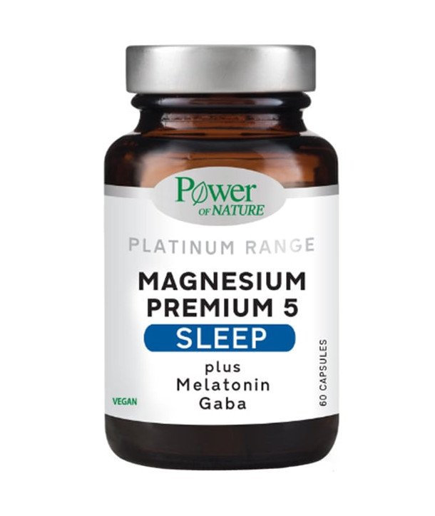 POWER HEALTH PLATINUM RANGE MAGNESIUM PREMIUM 5 SLEEP PLUS MELATONIN GABA 60 CAPS