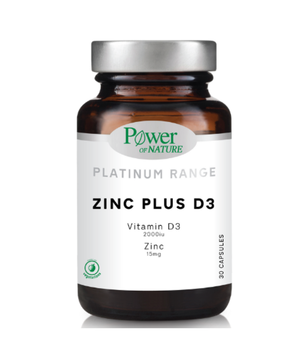 POWER HEALTH CLASSICS PLATINUM ZINC 15mg PLUS D3 2000IU 30 CAPS