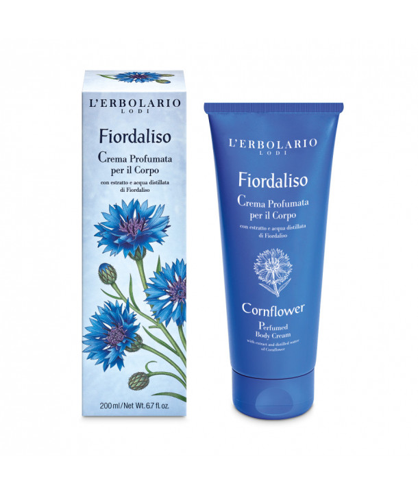 L'ERBOLARIO FIORDALISO CORNFLOWER PERFUMED BODY CREAM 200ml