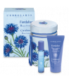 L'ERBOLARIO FIORDALISO CORNFLOWER BEAUTY POCHETTE BODY CREAM 75ml & GEL ROLL ON 15ml